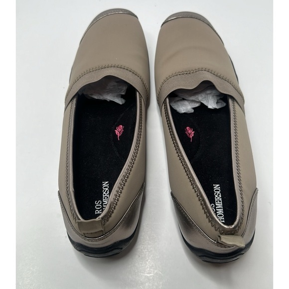 ROS HOMERSSON “CAROL” SLIP ON EXCELLENT PREOWNED BEIGE PEWTER MAXIMUM COMFORT - Picture 6 of 12